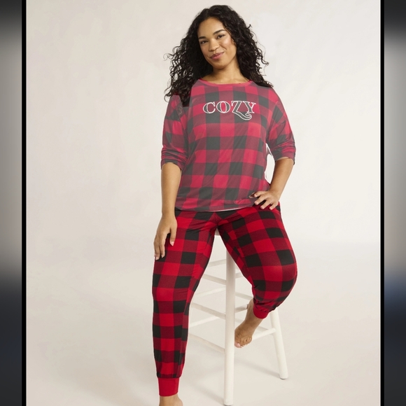 NWT Plaid Pajama Set - Picture 1 of 2